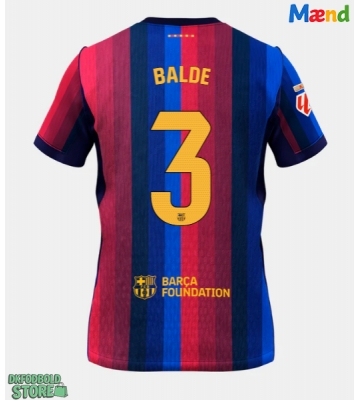 Barcelona Alejandro Balde #3 Replika Hjemmebanetrøje 2026-27 Kortærmet